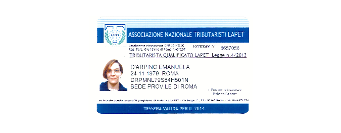 Tessera Abilitazione 2014